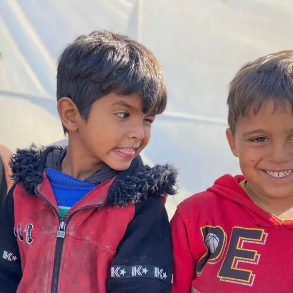 Child smiling in Gaza 4