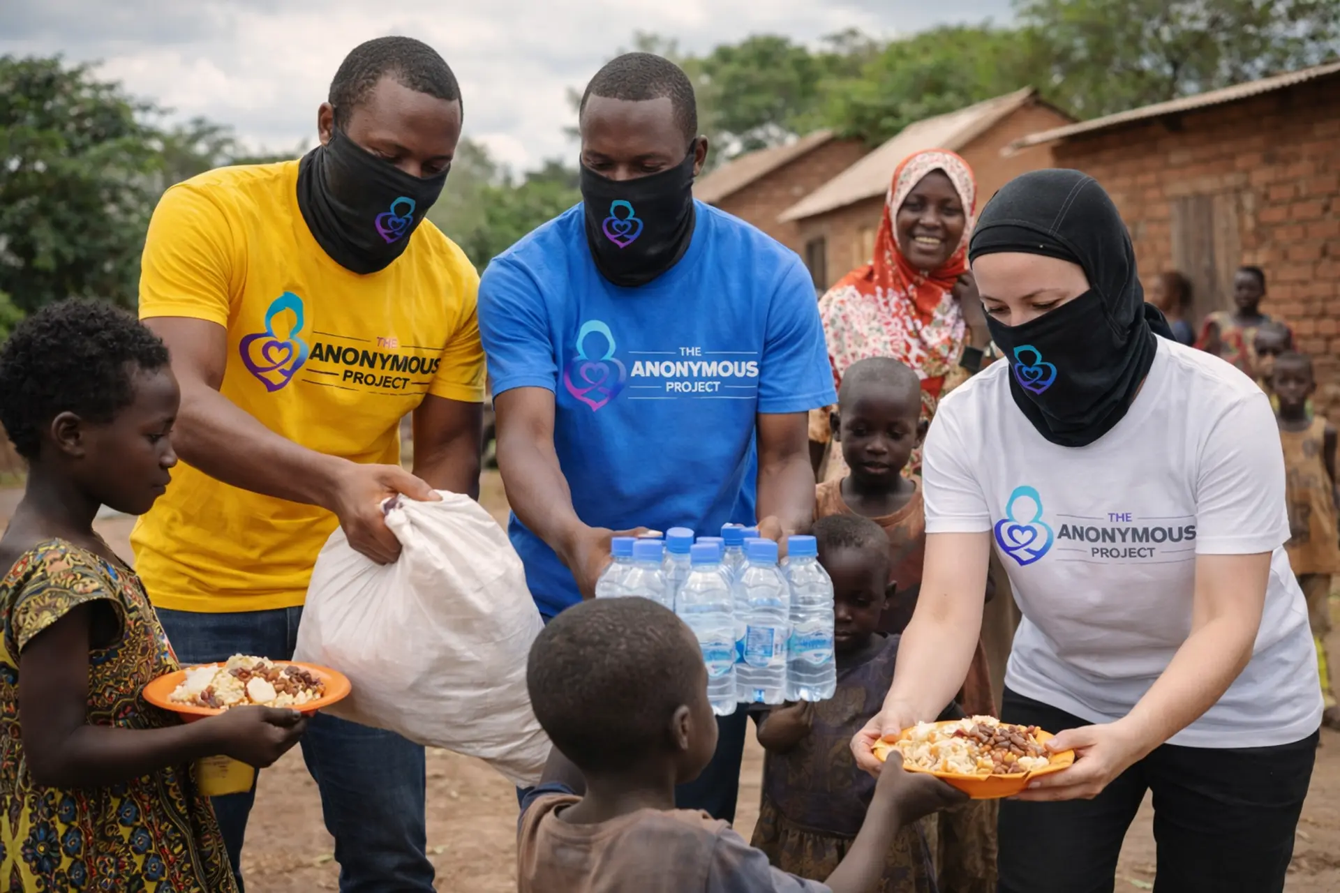 Anonymous Project team serving community